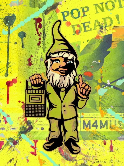 Zwerg mit Radio auf M4-Music - 02/10